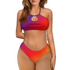 4 Pks Two Piece Set Bikinis For Beach Swimming Pool