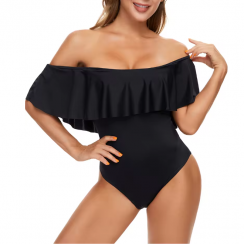 2 Pks Ruffle Strap One Piece Swim Wear